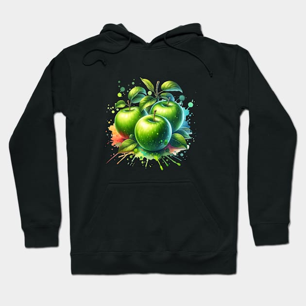 Apples Color Forest Vintage Since Hoodie by Flowering Away